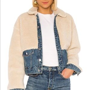 SOLT OUT GRLFRND Miya Sherpa Denim Jacket